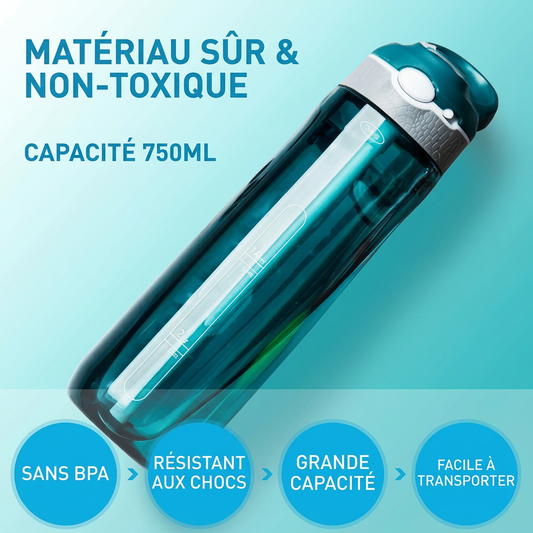 Gourde Filtrante FilterFlow — Eau Pure Partout